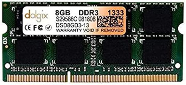 8GB DDR3 1333MHz Laptop/ Notebook RAM (Memory) SO-DIMM | CL-9 | PC3-10600 2Rx8 Dual Rank 3 Years Warranty (Made in India)