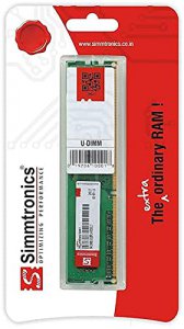 Simmtronics 8GB DDR3 Ram for Desktop 1600 Mhz with 3 Years Warranty